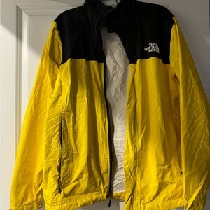 Black & Yellow Men’s North Face Windbreaker